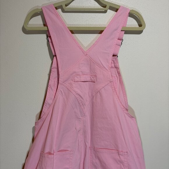 Duluth Trading Co Heirloom Gardening Bib Short Overalls Pink - Picture 8 of 14